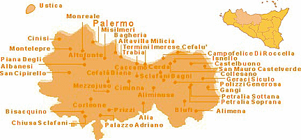 province of Palermo map